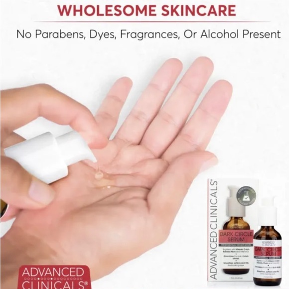 Advanced Clinicals DARK CIRCLE SERUM PROFESSIONAL ERASER SERUM  1.75 FL OZ - Picture 2 of 6